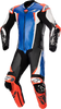 Racing Absolute V2 1-Piece Leather Suit - Black/Blue/White/Red - Us 38 / Eu 48 3156323718348