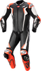 Racing Absolute V2 1-Piece Leather Suit - Black/White/Red - Us 46 / Eu 56 3156323123156