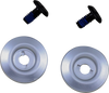 Biltwell Gen 2 Hardware Kit - Black Screw - Silver Baseplate 0034-150-60