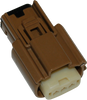 Namz Molex Mx 150 Connector - 3 Pin Female - Brown Nm-33471-0303