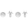 Bolt Bolts With Washers - Hex/Flange - M6 X 12 - 10 Pack 024-11612