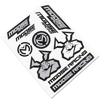 Moose Racing S2 Decal - Moose Racing - Black/Silver 4320-2205