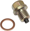Show Chrome Magnetic Oil Drain Plug - Honda/Kawasaki/Victory 5-302