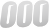 D'Cor Visuals Slash Number Plate - #0 - White - 6" 45-30-0