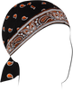 Zan Headgear Flydanna - Classic Bandana - Orange/Black Z197