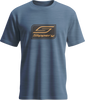Slippery Tee Slippery Crest Heathered Neptune Blue Sm