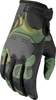 Icon Hooligan Magnacross Gloves - Camo Green - 2Xl
