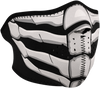 Zan Headgear Half Mask - Bonebreath Glow In The Dark Wnfm168Hg