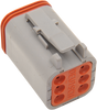 Namz Deutsch Plug - 6 Pin - Gray Dp-6G