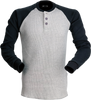 Z1R Waffle Long-Sleeve Shirt - Gray - Medium