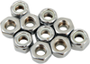 Drag Specialties Nuts - Nylon - Chrome - 1/4"-28
