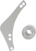 Arlen Ness Replacement Breather Bolt Cover Plate - Inverted/Method/Clear Tear/Sidekick - Left - Chrome 600-053