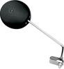 Mirror - Side View - Round - Black W/Chrome Stem - Right/Left 20-64500