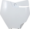 Ufo Front Number Plate - White Gg07116-041