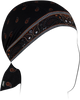 Zan Headgear Flydanna Sportflex - Black/Orange Classic Bandana Zl197