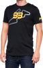 100% Bb33 Track T-Shirt - Black - Small Bb-32141-001-10
