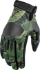 Icon Hooligan Tiger'S Blood Gloves - Green - Small