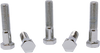 Drag Specialties Bolts - Hex-Head - Chrome - 7/16"-14 X 2"