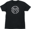 Moose Racing Fractured T-Shirt - Black/Silver - Small 3030-22753