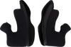 Moose Racing Air Intake Cheek Pads - Black - Medium 0134-3197