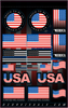 D'Cor Visuals Decal Sheet - Usa 40-90-120