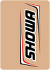 D'Cor Visuals Upper Fork Decal - Showa - Black/White 40-80-116