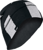 Zan Headgear Sportflex Fleece Beanie - Black/White Flag Whlf091