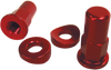 No Toil Rim Lock Nut/Spacer - Kit - Red Ntrk-004