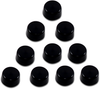 Drag Specialties Bolt Covers - Hex - Side Cut - 7/16" - Black - 10 Pack
