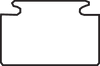 Garland Black Replacement Slide - Uhmw - Profile 11 - Length 40.00" - Rupp 11-4000-0-01-01