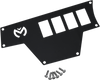Moose Utility Dash Plate - Large - Left - Black 100-4360-Pu