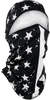 Zan Headgear Sportflex Convertible Balaclava - Black/White Flag Wb4L091