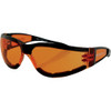 Bobster Shield Ii Sunglasses - Gloss Black - Amber Esh202