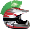Pc Racing Helmet Mohawk - Green Pchmgreen
