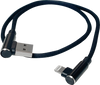 Ridepower 90 Usb To 90 Lightning Cable - Charger - Single-End - 18" Rp90Degusblht18