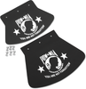 Drag Specialties Mud Flap - Pow-Mia - 9-1/2" W X 6-1/2" H