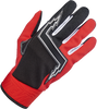 Biltwell Baja Gloves - Red - Small 1508-0801-302