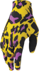 Thor Sportmode Cheetah Gloves - Yellow/Purple - Xl