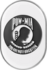Figurati Designs Antenna Cover - Right Rear Fender - Pow-Mia -Chrome Fd50-Ac-Ss-Rt