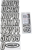 Hardline I.D. Sticker Kit - 800 Series - Clear 800Clrblk