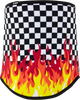 Zan Headgear Sportflex Neck Gaiter - Checkered Flames Wfl450