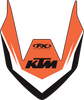 Factory Effex Front Fender Graphic - Ktm 17-30502