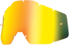 100% Accuri/Strata/Racecraft Lens - Gold Mirror 59006-00001