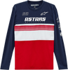 Turbo Long-Sleeve T-Shirt - Navy/Red - Xl 1213711117030Xl