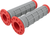 Renthal Grips - Dual Compound - Half Waffle - Atv - Red G169