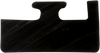 Garland Black Replacement Slide - Uhmw - Profile 15 - Length 55.00" - Polaris 15-5500-0-04-01