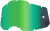 100% Accuri 2/Racecraft 2/Strata 2 Lens - Green Mirror 59078-00003