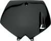 Ufo Front Number Plate - Black Kt03071-001