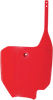 Ufo Front Number Plate - Red Ho03624-070