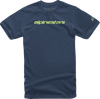 Linear Wordmark T-Shirt - Navy/Lime - 2Xl 12127202070362X